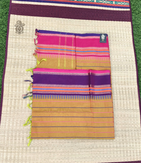 Pure Cotton Chettinad Saree | Kalakriti by Paroma